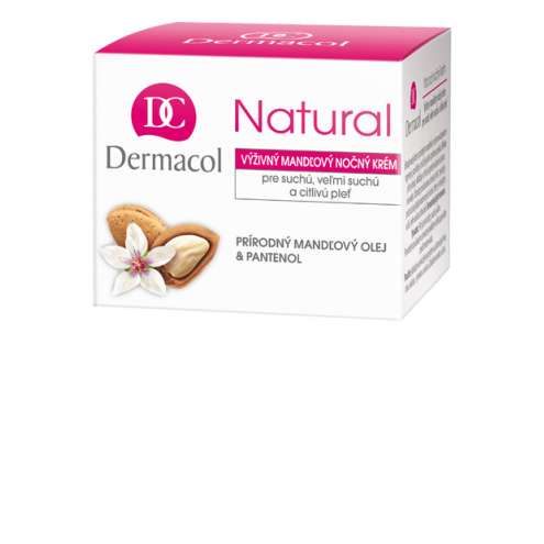 DERMACOL Natural almond Výživný mandlový noční krém, 50 ml